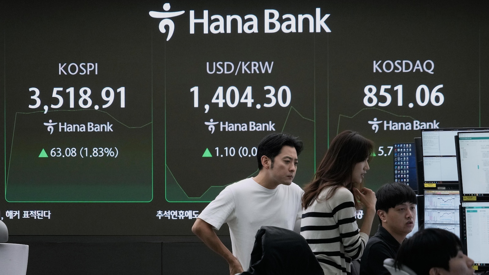 Asian shares are mostly lower following Wall Street’s pause from its feverish rally