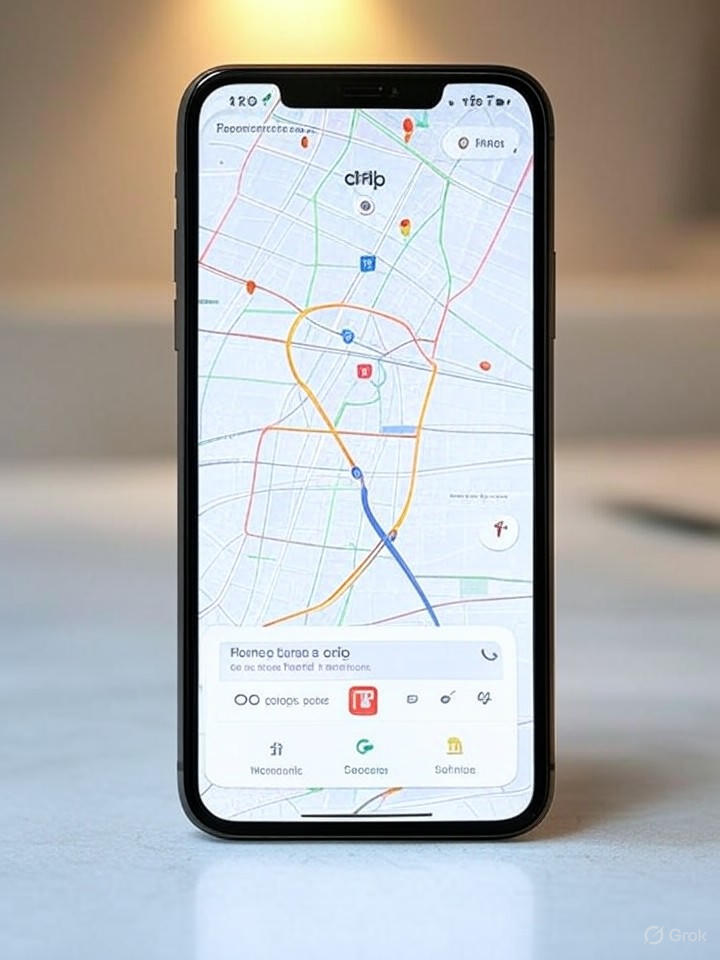 Google Maps Tests Home ETA Chip with Color-Coded Traffic
