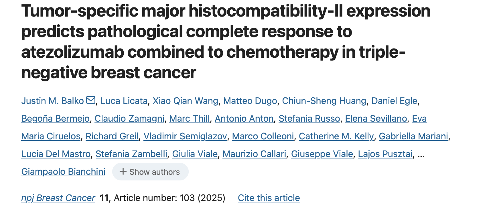 triple-negative breast cancer