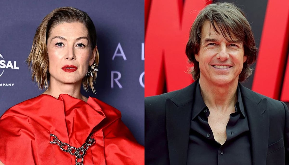 Rosamund Pike recalls how Tom Cruise helped with nerves during ‘Gone Girl’