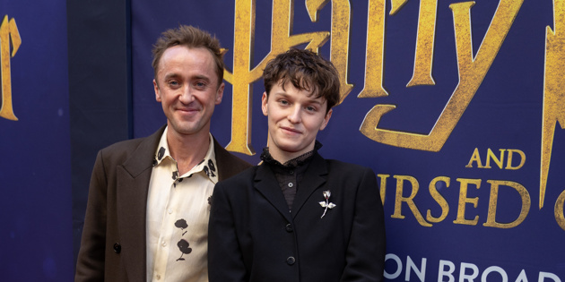 See Tom Felton and the New Harry Potter and the Cursed Child Cast Charm on the Red Carpet | Broadway Buzz