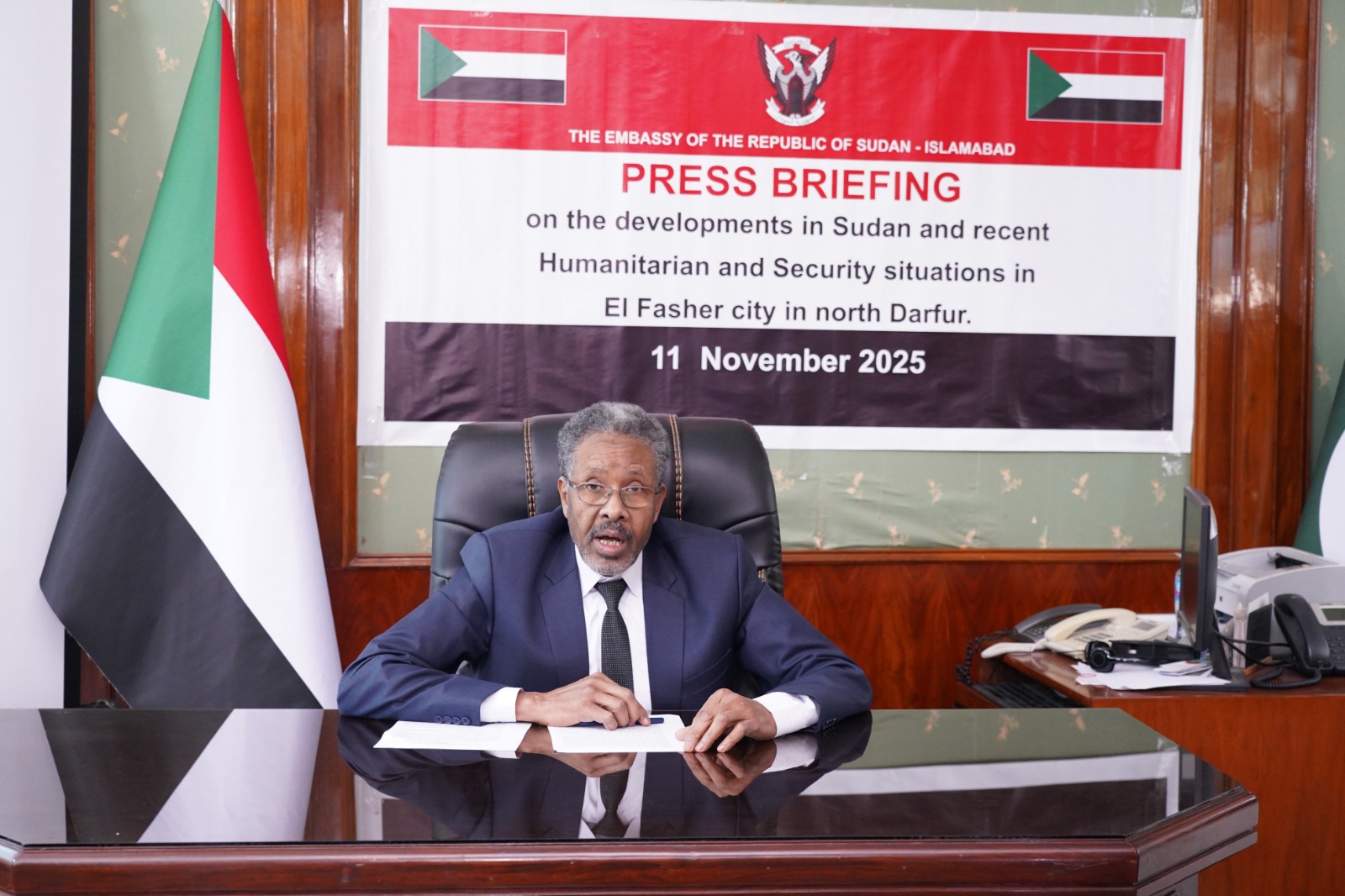 Encouraged by world’s silence, RSF on a killing spree in El Fasher: Sudan envoy