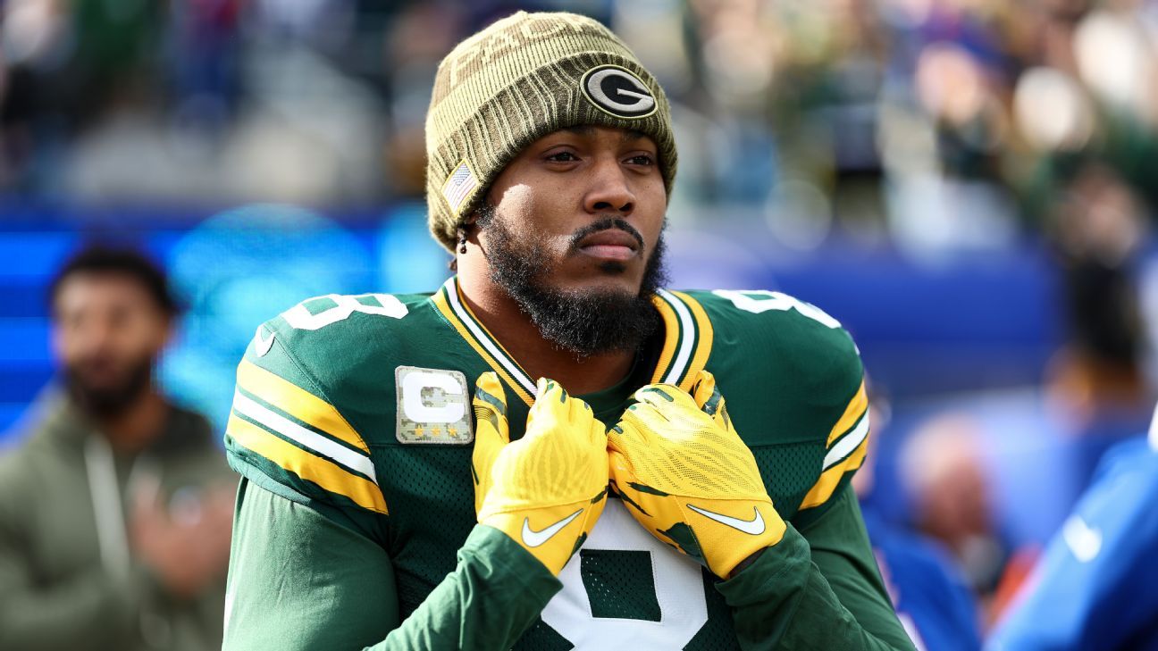 Source: Packers RB Josh Jacobs (knee) won’t play vs. Vikings