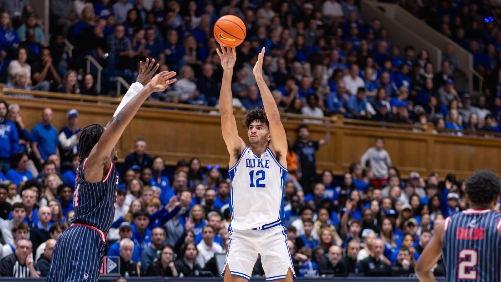 Boozer Leads Blue Devils Past Howard, 93-56