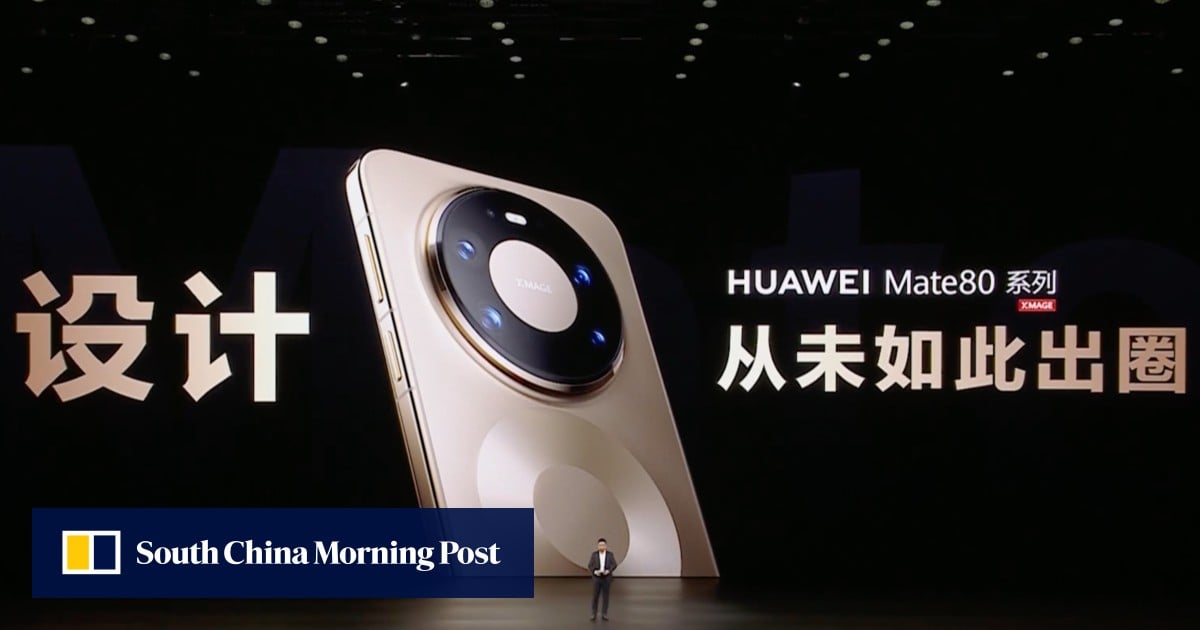 Huawei’s latest Kirin 9030 processor powers premium Mate 80 smartphones