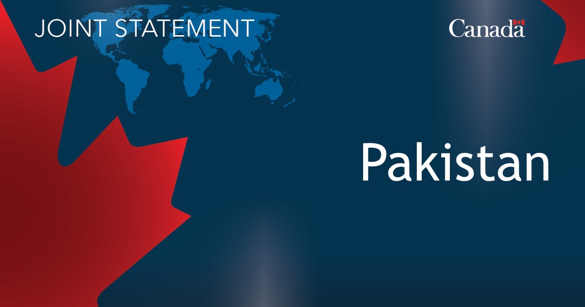 Canada-Pakistan Joint Statement: Reaffirming strong and enduring ties