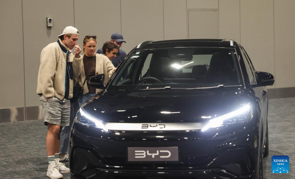 Chinese EV makers attract int’l buyers at Take Charge Expo in Christchurch, New Zealand-Xinhua