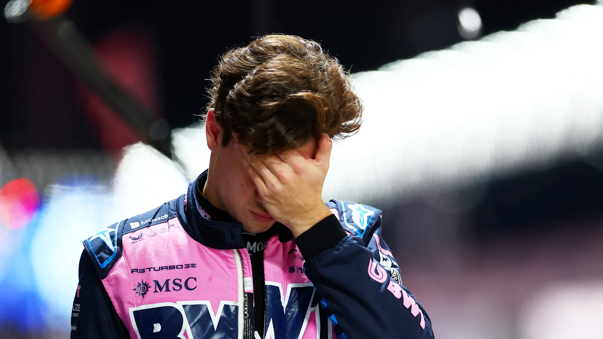 Alpine drivers lament ‘very long afternoon’ in Las Vegas after both suffer Lap 1 contact