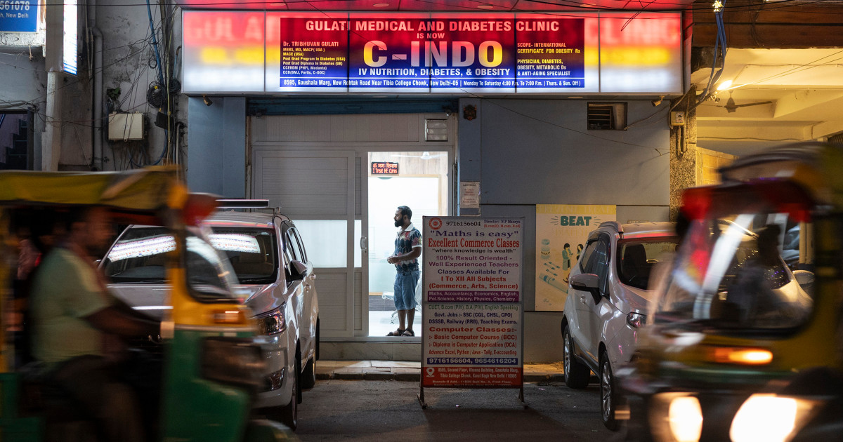 Affluent Indians use Western drugs to lose weight gained from Western habits