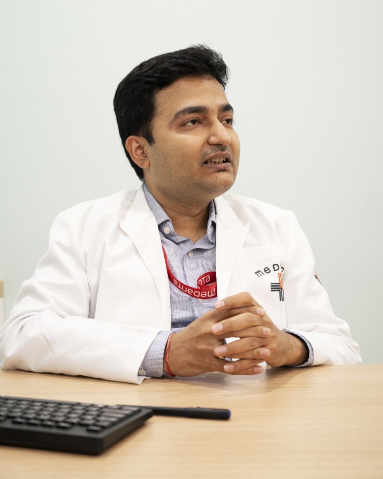 Saurav Agrawal, an endocrinologist at Medanta Hospital in Noida, India.