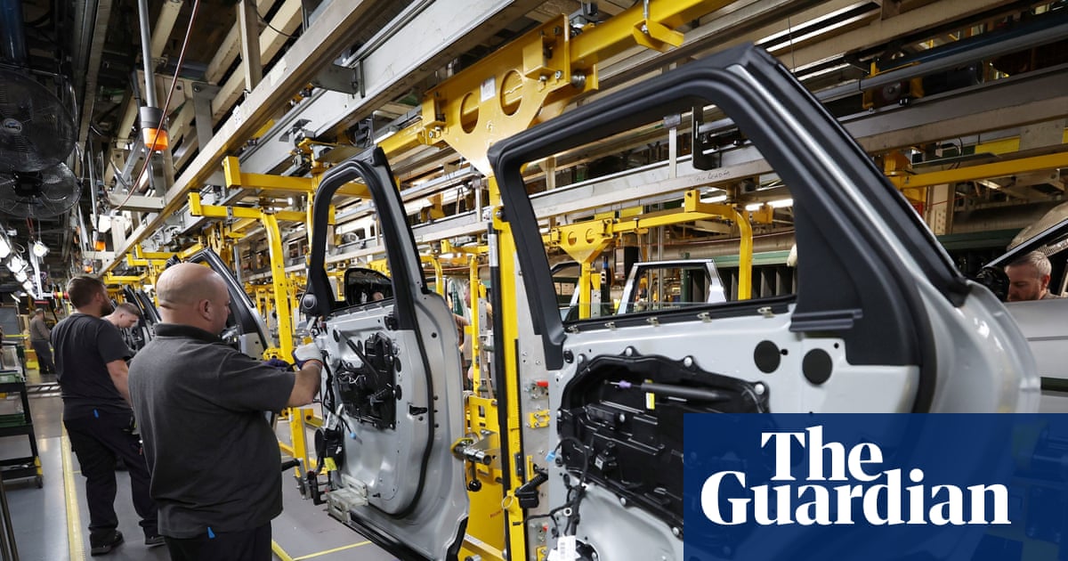 Jaguar Land Rover restart helps UK factories return to growth | Manufacturing sector