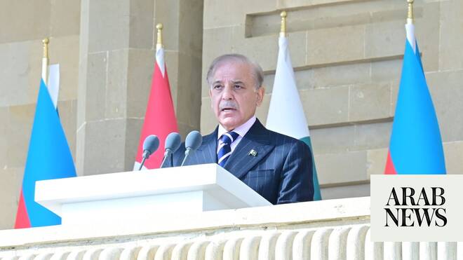 Pakistan’s PM reaffirms resolve to defend territorial integrity at Azerbaijan’s Victory Day event