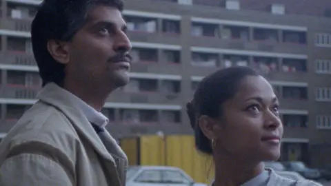 Remake Collective/BFI The Bangladeshi couple played by Aftab Sachak and Alpana Sengupta