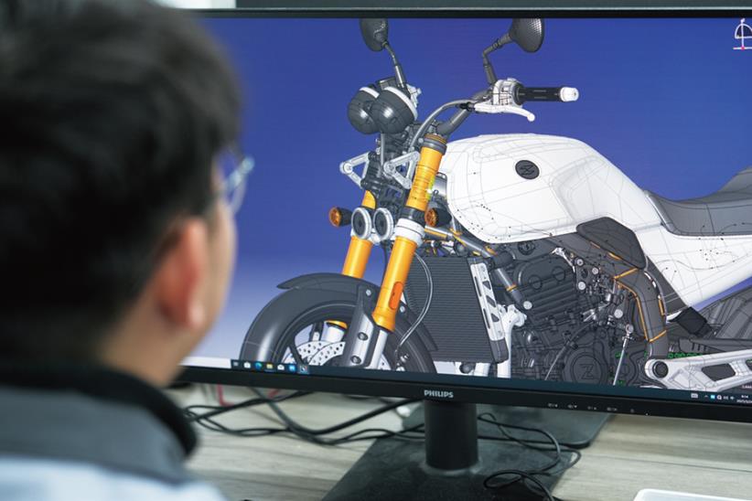 Designer working on computer