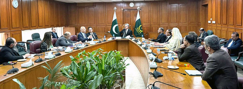 Chief Justice of Pakistan, Mr. Justice Yahya Afridi, chairs a meeting on the E-Court System across Pakistan at the Supreme Court.