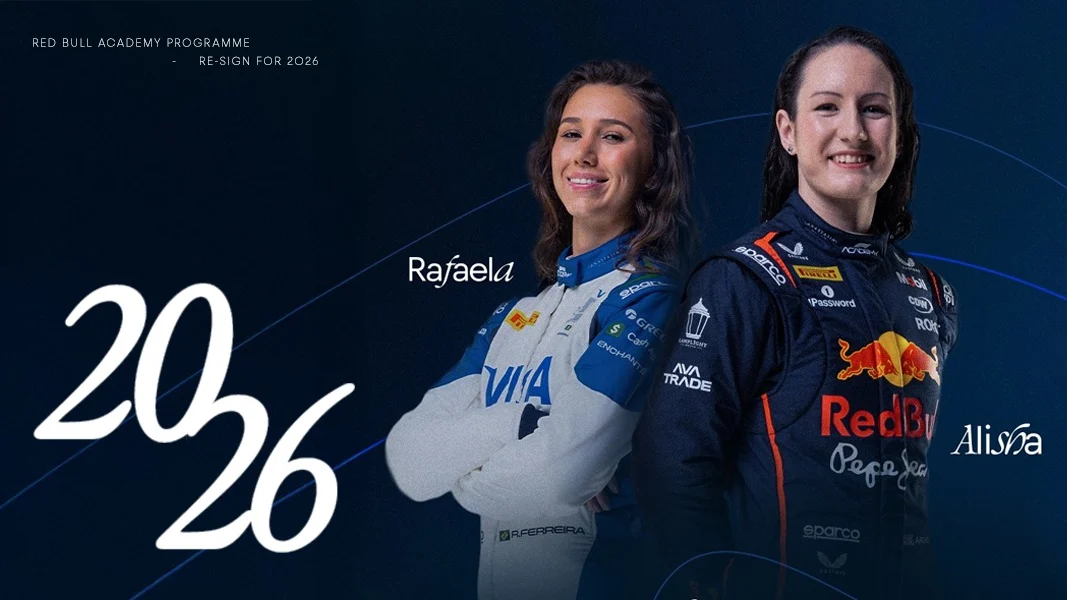 Alisha Palmowski and Rafaela Ferreira to continue with Red Bull Racing and Racing Bulls for 2026 F1 ACADEMY season