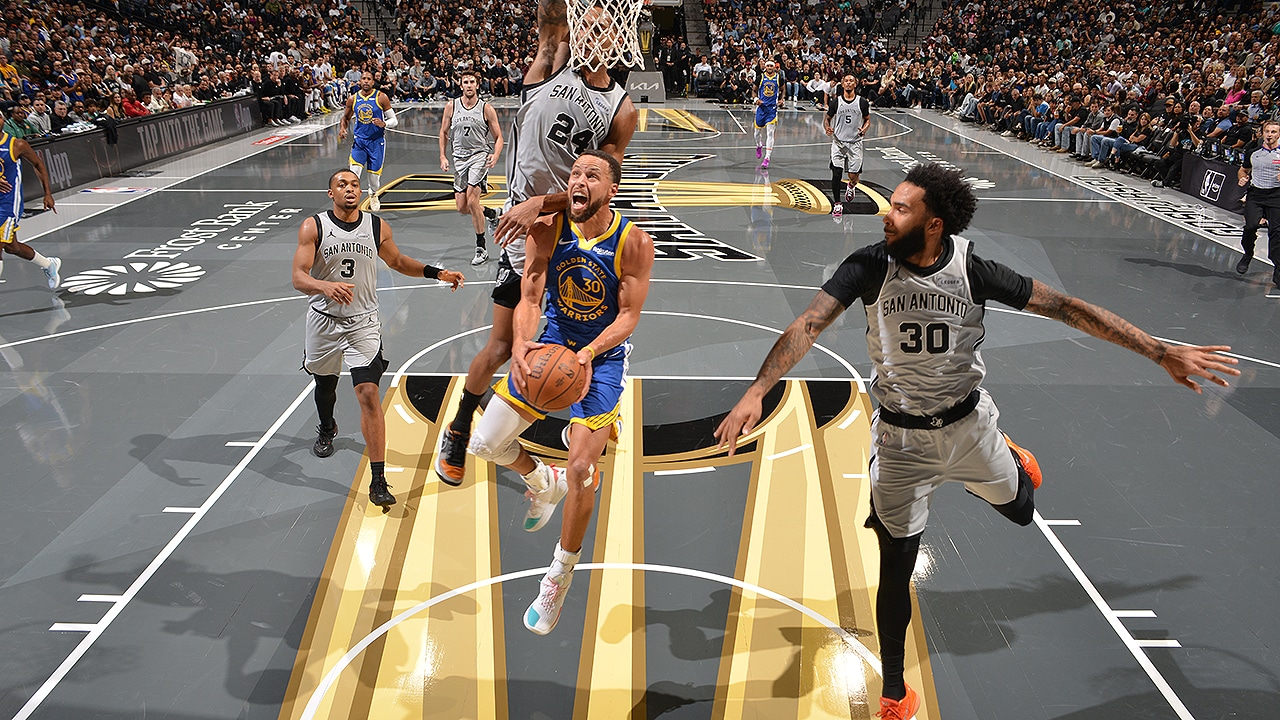 Stephen Curry Explodes for 49 Points, Nine 3-Pointers in Warriors' NBA Cup Victory Over Spurs – NBA