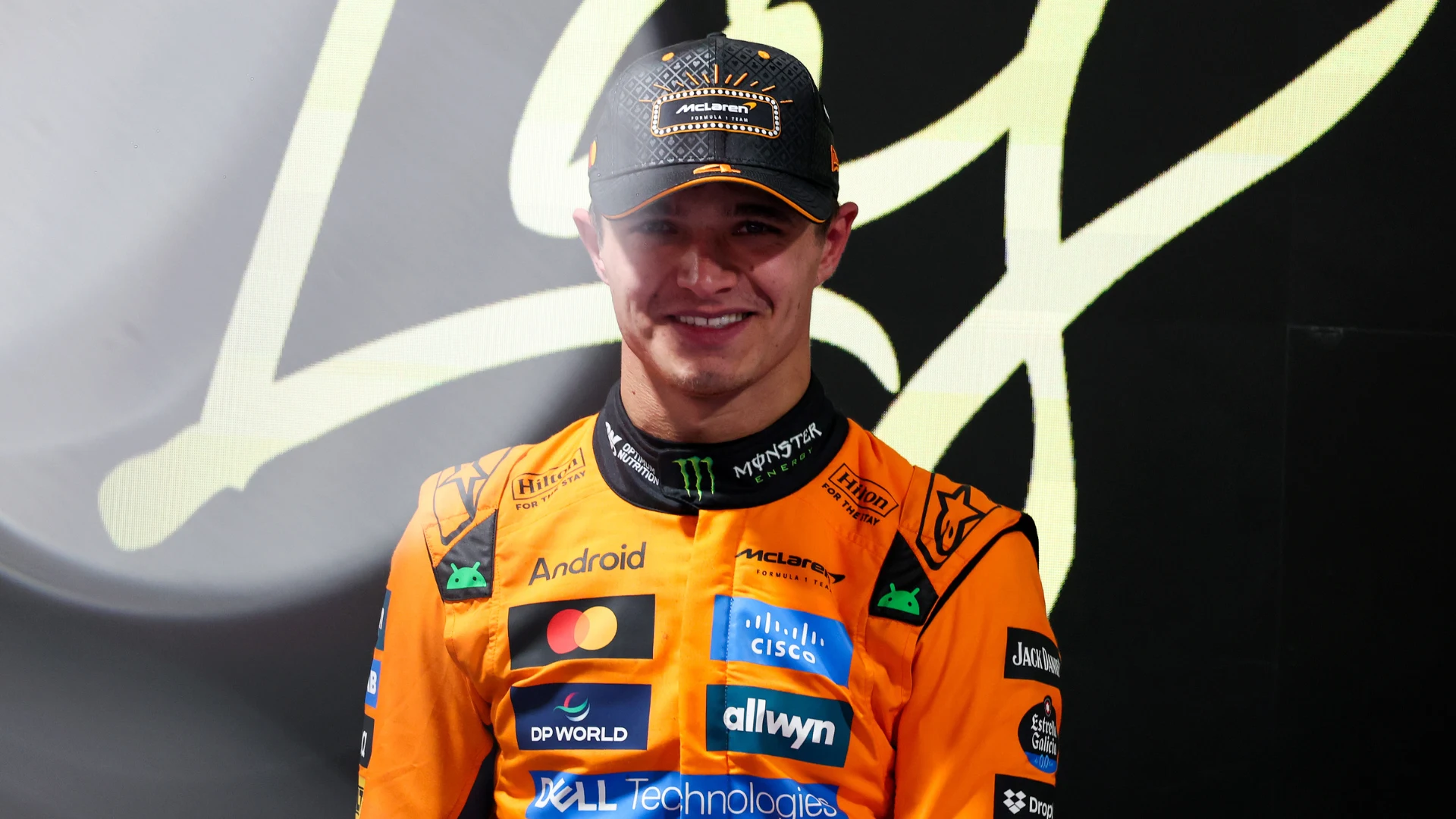 ‘Stressful as hell’ – Lando Norris reflects on third consecutive pole position after wet Las Vegas Qualifying