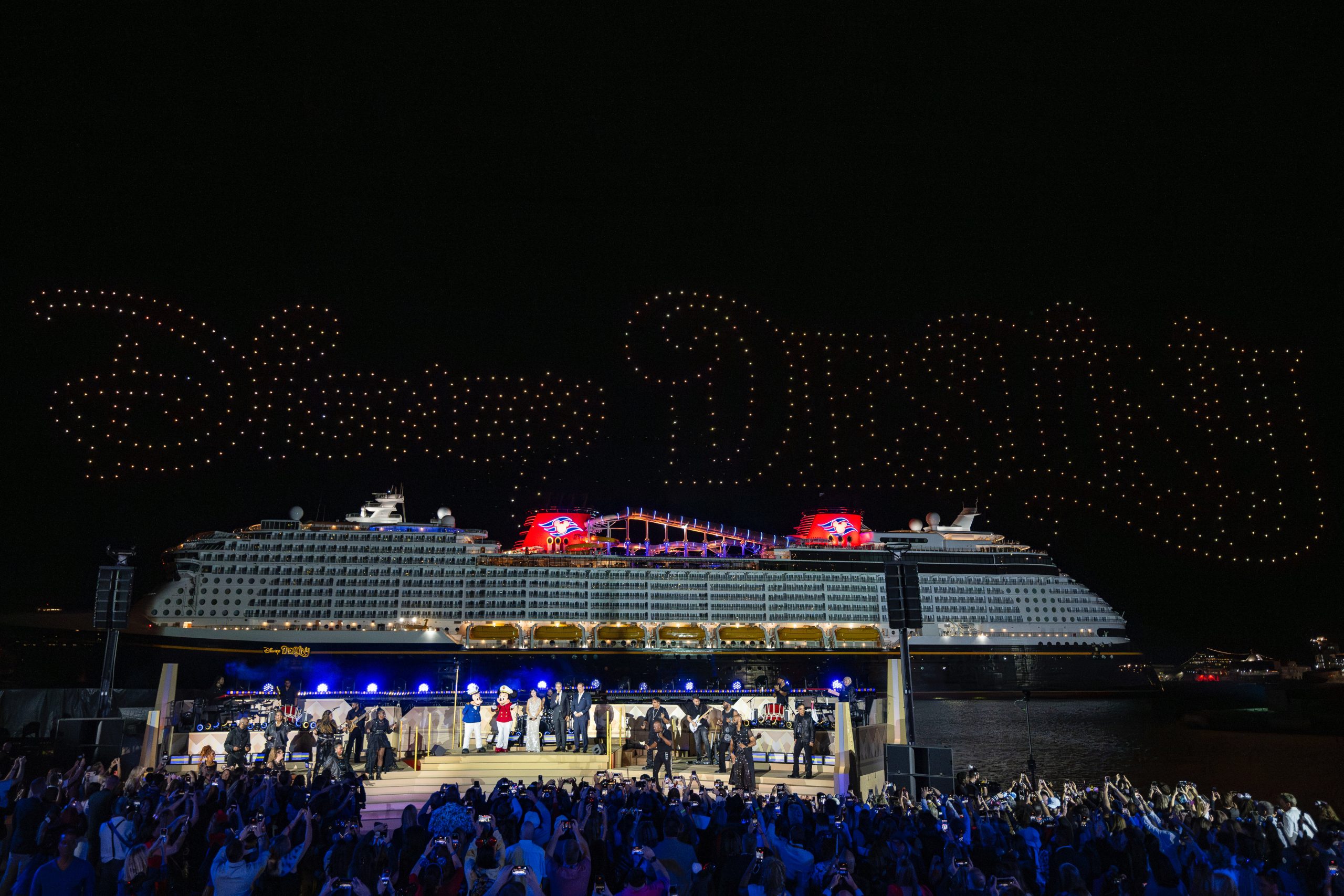 Disney Cruise Line Christens Disney Destiny in South Florida