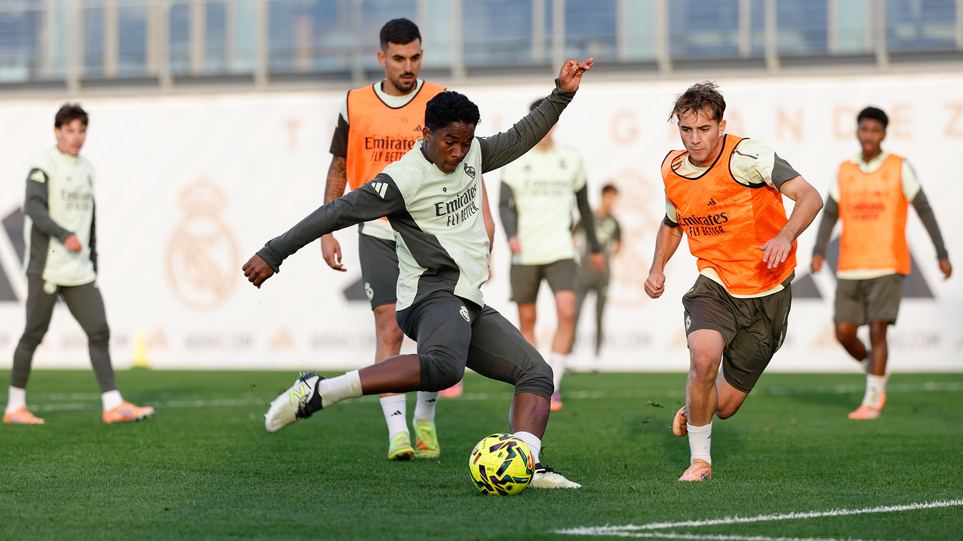 The team trains at Real Madrid City