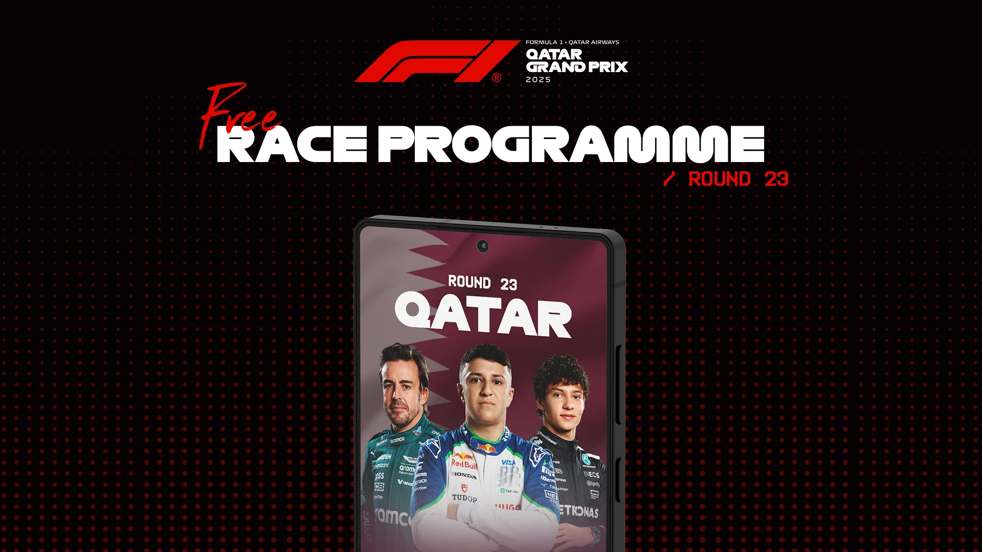 FORMULA 1 QATAR AIRWAYS QATAR GRAND PRIX 2025 – free digital race programme