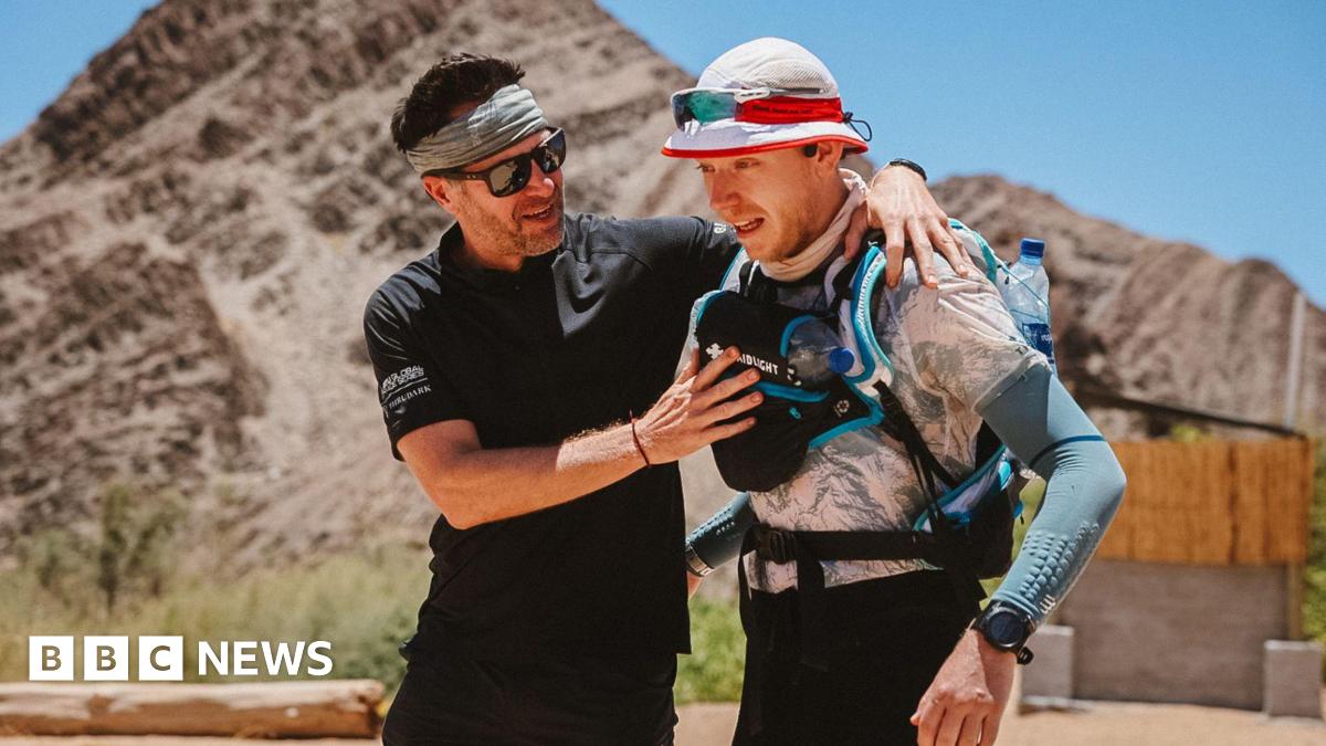 Ultra-marathon runner sets record in 53C desert race