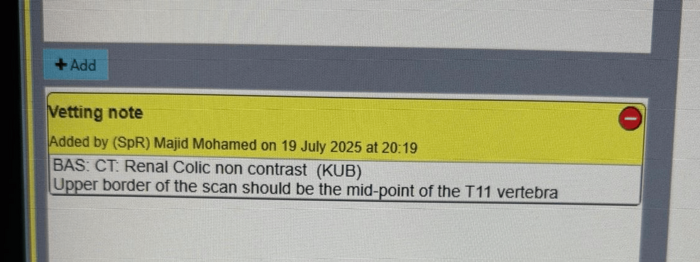 Optimising Urinary Tract CT Scans for Renal Colic: Enhancing Efficiency and Reducing Radiation