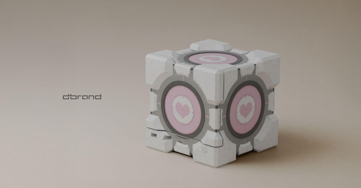 Dbrand is turning the Steam Machine into a Companion Cube