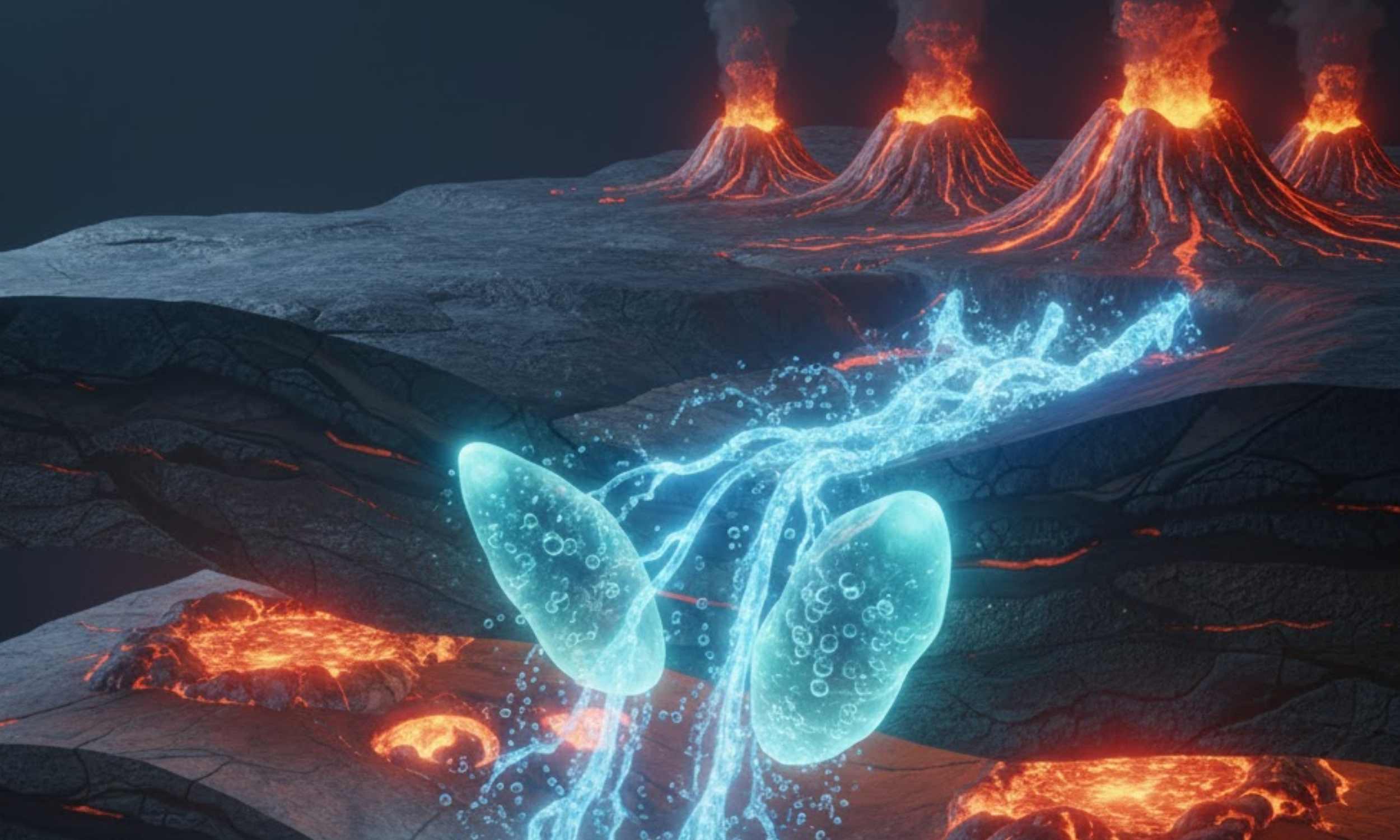 Earth holds a secret water reserve inside superhydrated crystals