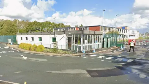 Google External view of the UK National Nuclear Laboratory on the Springfields complex in Salwick, Preston