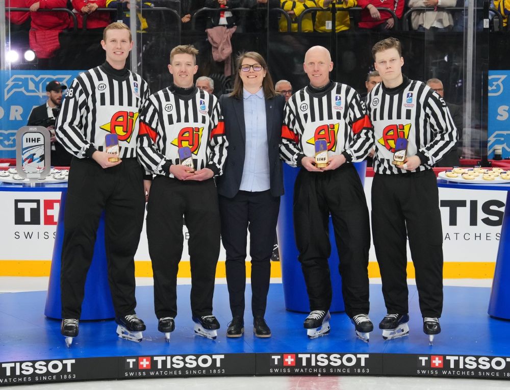 IIHF Holds Camp for OG Men Officials