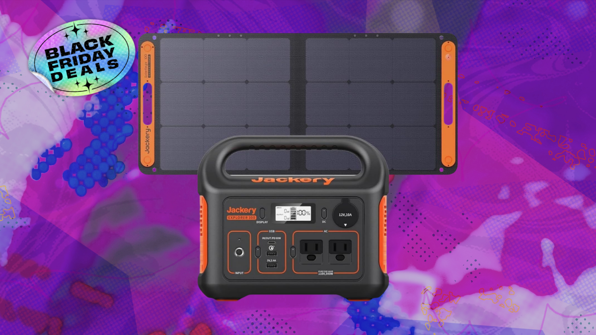 Black Friday power station deal: Save over $200 on the Jackery Solar Generator 300