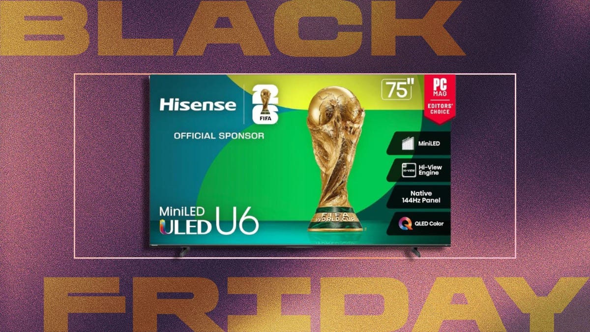 Black Friday Doorbuster: Hisense’s 2025 U6 Series 75-Inch Mini-LED Fire TV Is $750