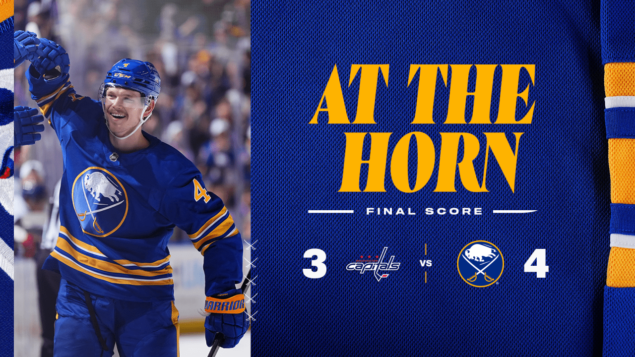 At the Horn | Sabres 4 – Capitals 3 (SO)