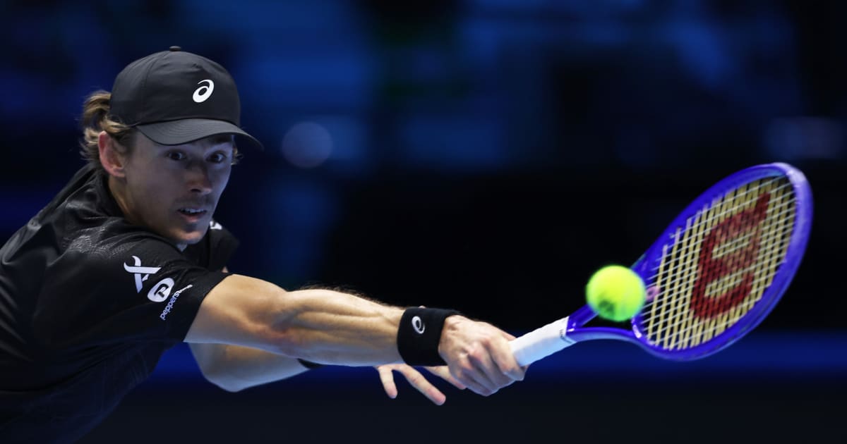 Alex de Minaur storms past Taylor Fritz for maiden victory in Turin