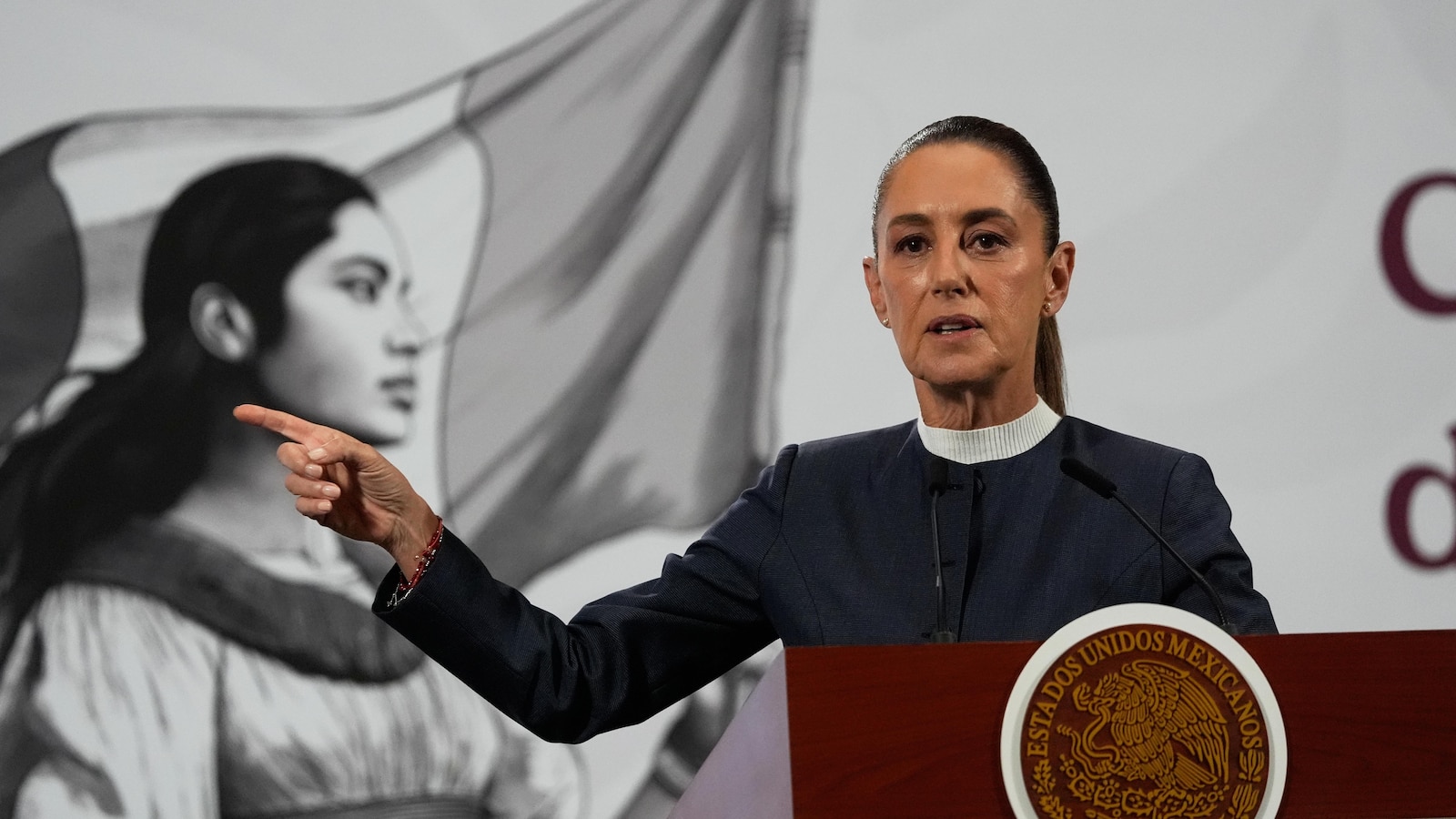 Mexico president’s rivals cry foul as she uses groping incident to address gender violence