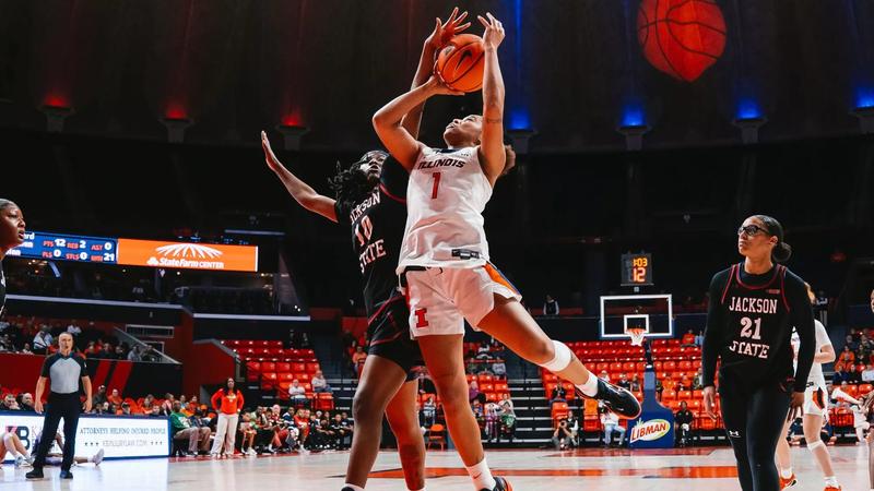 Balanced Offense Fuels Illinois’ 86-43 Victory Over Jackson State