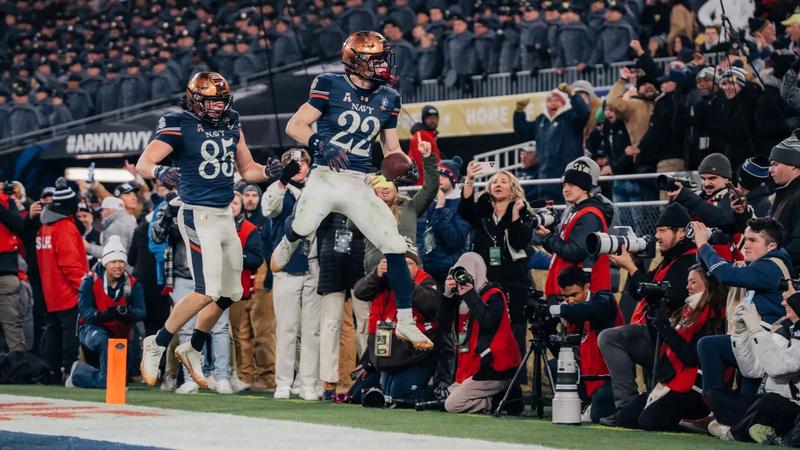 NAVY SNIPE ELI HEIDENREICH NAMED DC TOUCHDOWN CLUB COLLEGE PLAYER OF THE WEEK