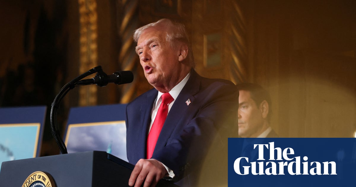 Trump announces plans for new navy warships to be known as ‘Trump-class’ | US military