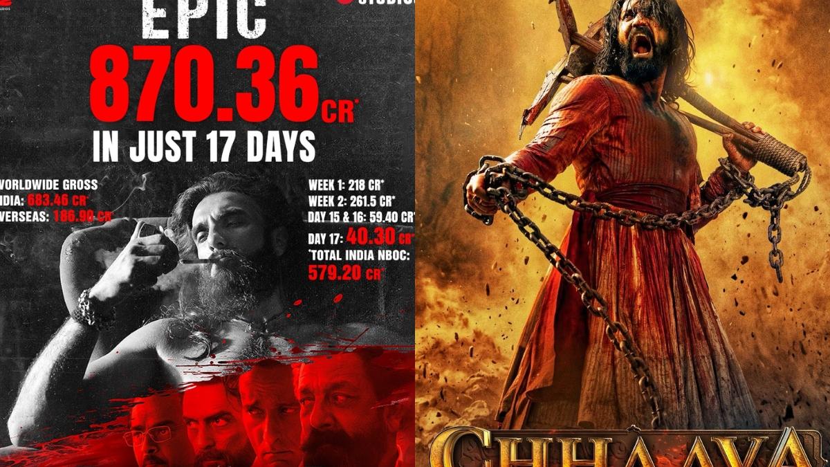 Dhurandhar set to overtake Chhaava, poised to become 2025’s highest-grossing film
