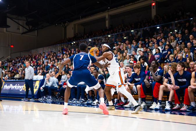 Men’s Basketball Drops Conference Opener to No. 7 Gonzaga