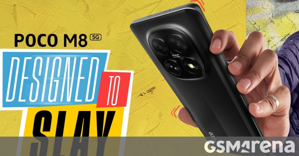 Poco M8’s launch date and design revealed