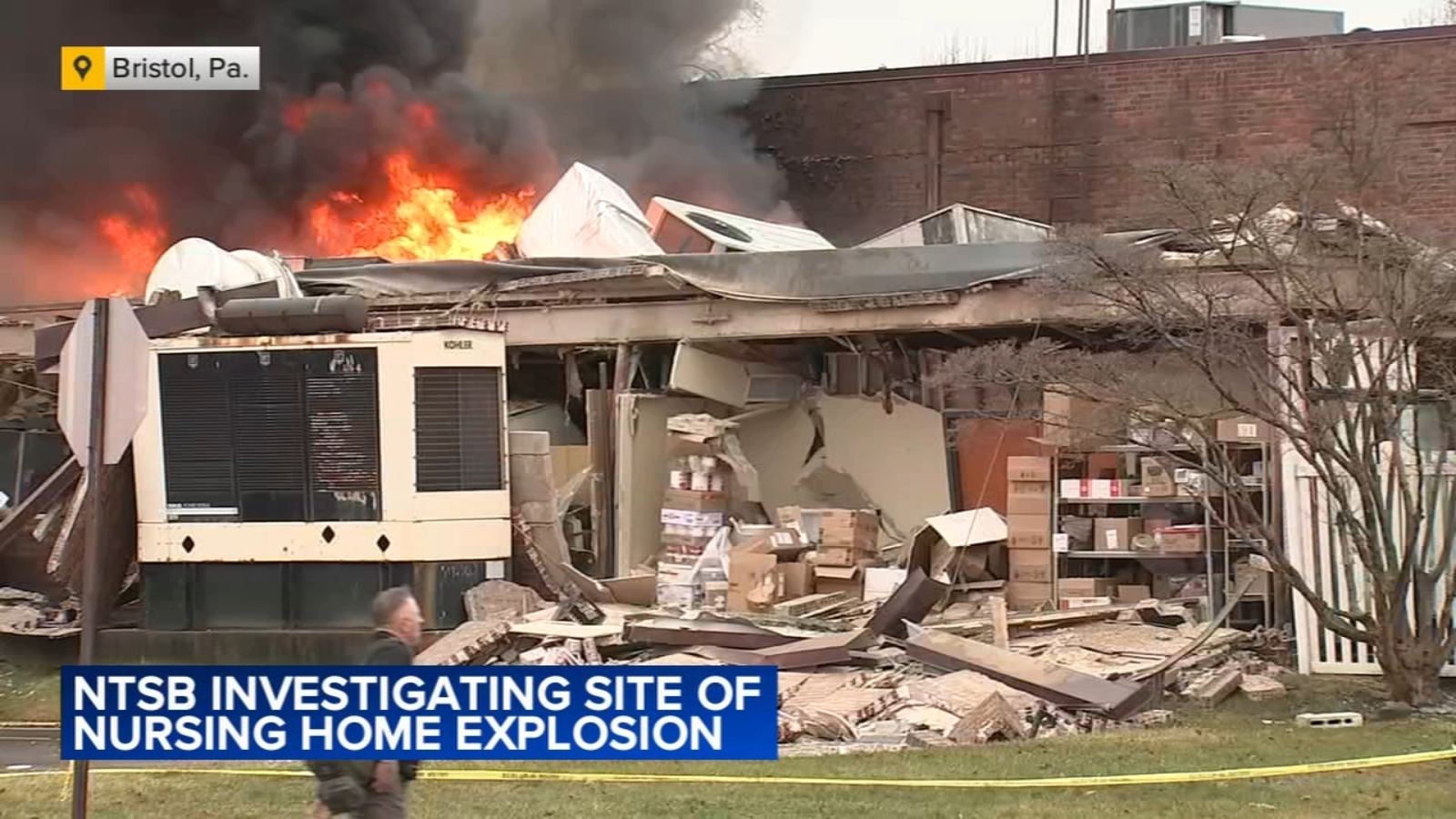 NTSB provides update on deadly nursing home explosion in Bristol Township, Bucks County