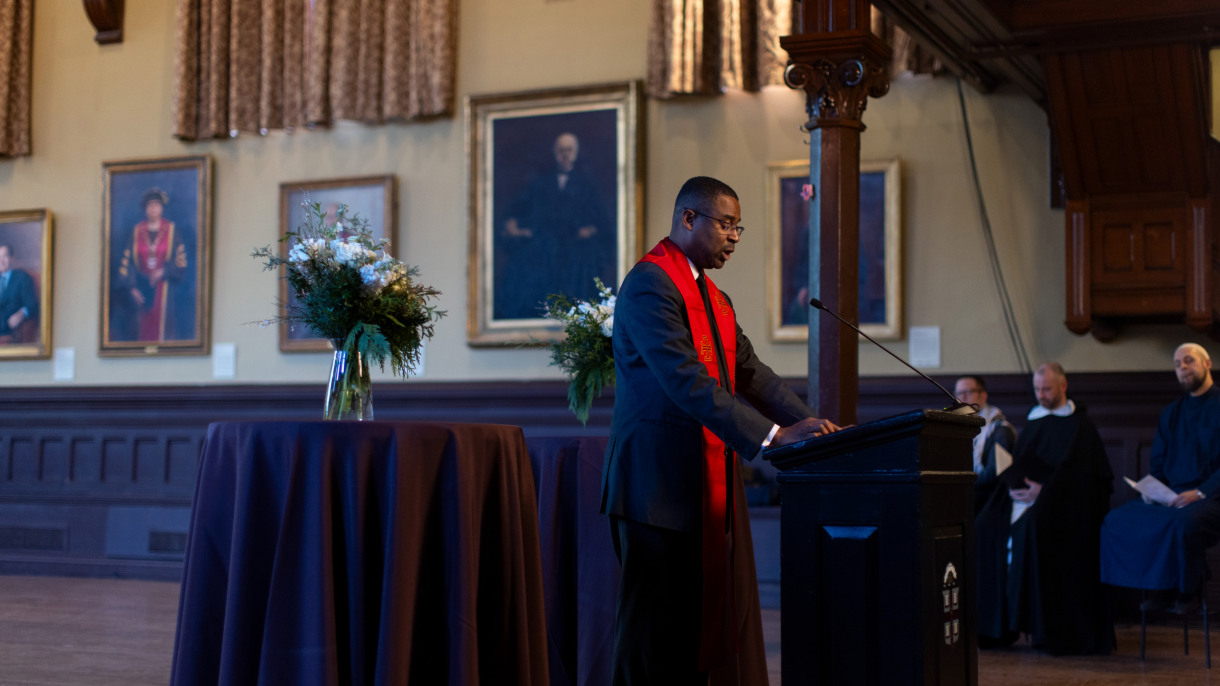 Video: Interfaith community service offers reflection, remembrance and care