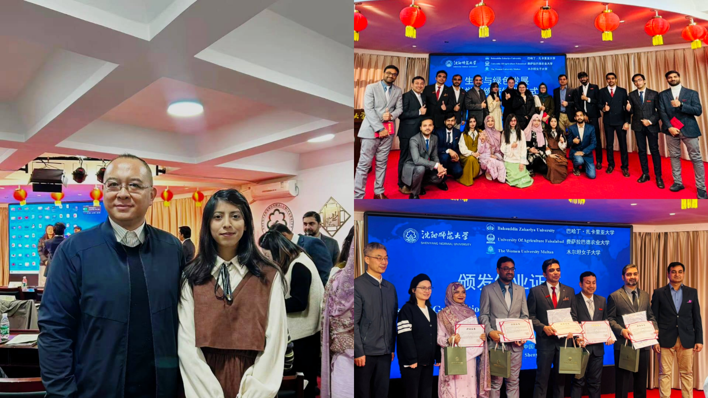 Pakistani Women Shine In China Research Program