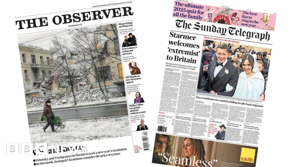 ‘War and peace’ and ‘Ramsay and Peaty take the plunge’