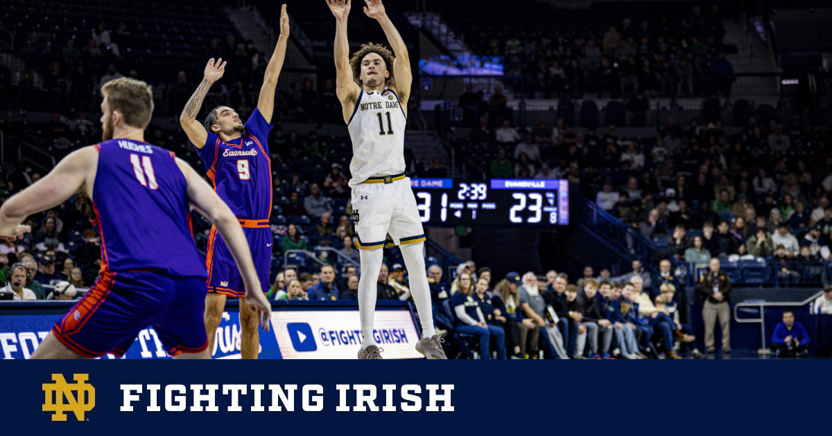 Shrewsberry and Mohammed Lead Irish To 82-58 Victory Over Evansville – Notre Dame Fighting Irish – Official Athletics Website