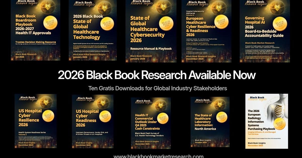 Black Book Research Releases Its 2026 Annual Methodology and Governance Statement for Healthcare IT Vendor Rankings |