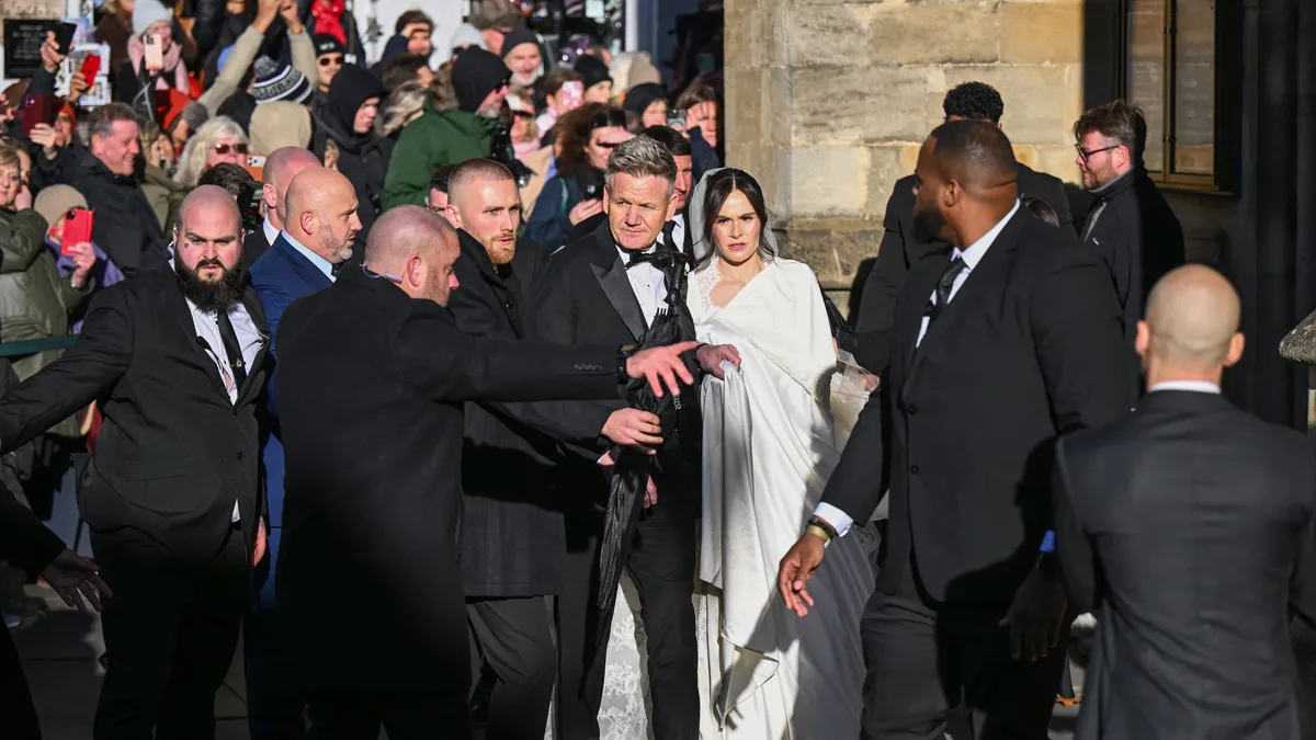 Gordon Ramsay’s daughter Holly marries Olympian Adam Peaty in England