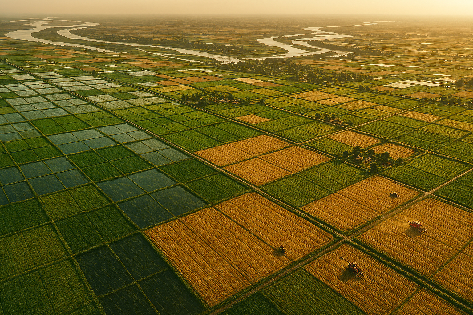 The region that feeds more than 1 billion people a year: this plain combines ancient irrigation, modern engineering, and colossal rice and wheat harvests that underpin global food security